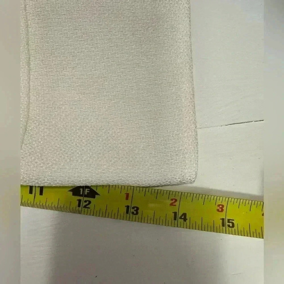 NWT Anne Klein women’s white open front dress jacket formal wear size medium - Picture 11 of 12